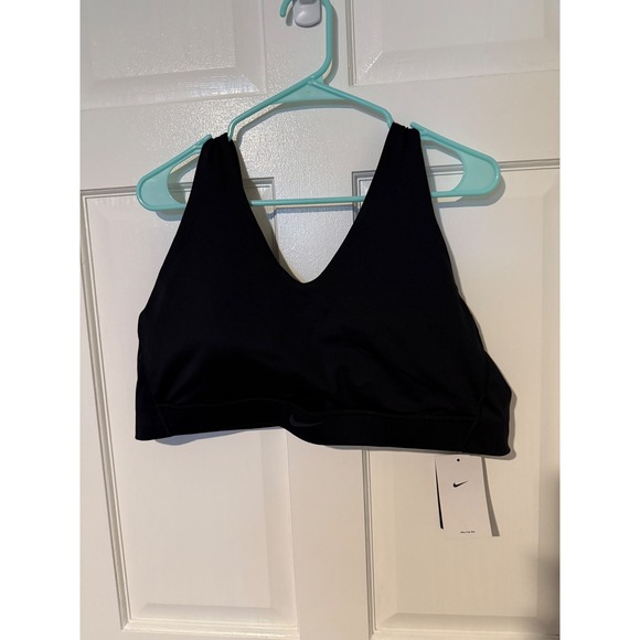 Nike Indy Dri-FIT Light Support Padded Sports Bra Black Womens 3X New - Picture 1 of 6